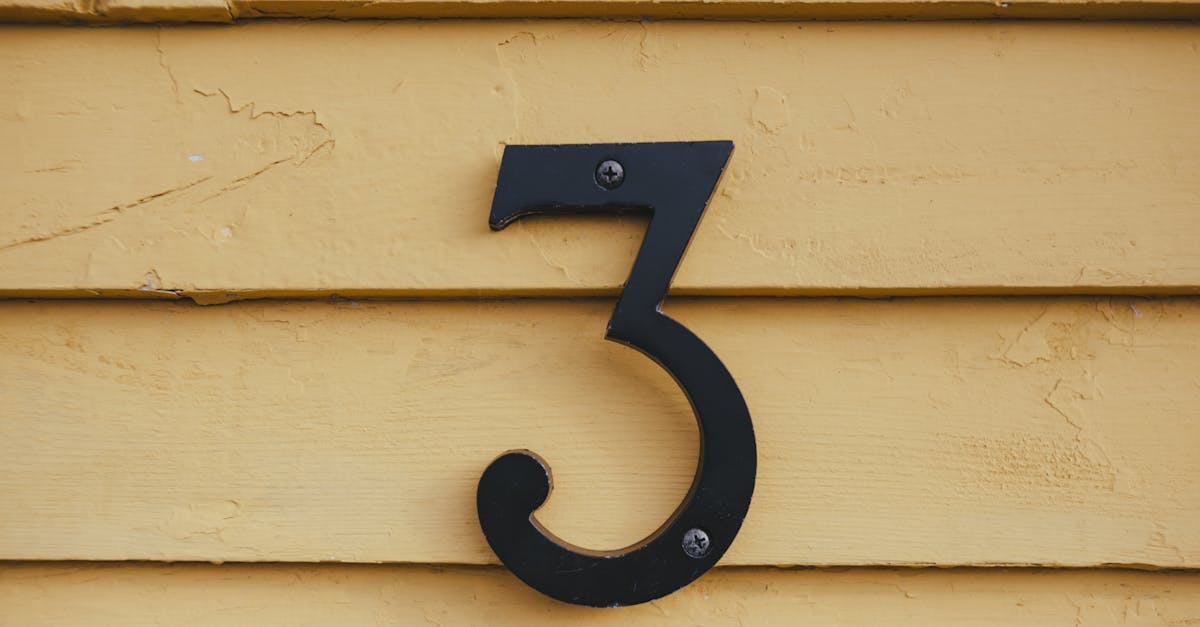 numéro de maison en céramique élégant et durable, parfait pour embellir et identifier votre domicile avec style.